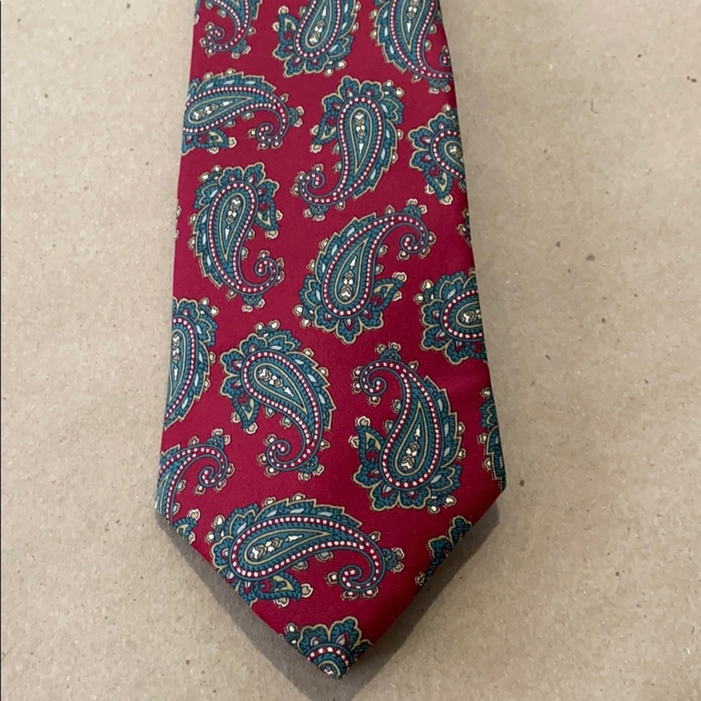 Vintage Paisley Christian Dior Tie